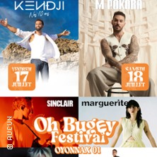 FESTIVAL OH BUGEY 11EME EDITION M POKORA + MARGUERITE + LEMA